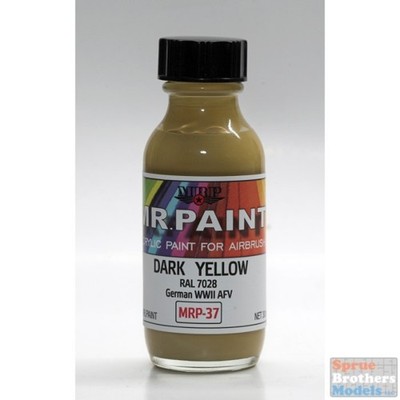 MRP037 MRP/Mr Paint - Dark Yellow RAL7028 30ml (for Airbrush only)