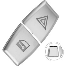 Housse de bouton interrupteur de lumière de voiture garniture autocollant pour