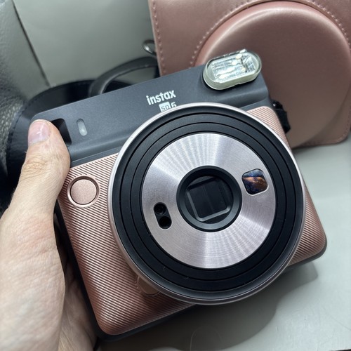 Fujifilm Instax Square SQ6 Graphite blush gold Instant Film Camera - Picture 3 of 10