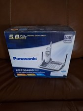 Panasonic KX-TG5480S Silver 5.8GHZ Cordless Answering System Brand New in Box