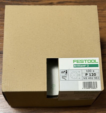 Festool Brilliant 2 P80, P120, P240, 150mm 6"