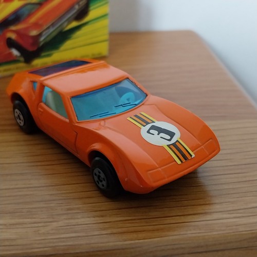 Matchbox Superfast No3 Monteverdi Rare Black Base With Original Type I Box Used - Picture 4 of 18