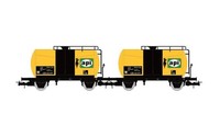 Rivarossi 2-Tlg. Set 2-Achs. Kesselwagen Api, Ep. Iv Fs