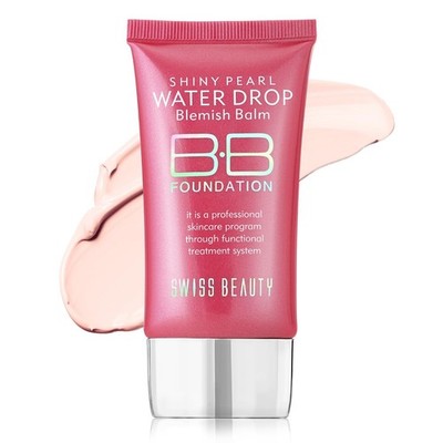 Swiss Beauty Matte Shiny Pearl Water Drop Blemish Balm BB Liquid Foundation 40ml
