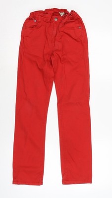 Vertbaudet Mädchen lila Baumwolle gerade Jeans Größe 12-13 Jahre L27 in Regular