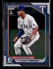 2024 Bowman Chrome #BCP-163 Echedry Vargas Prospects Texas Rangers