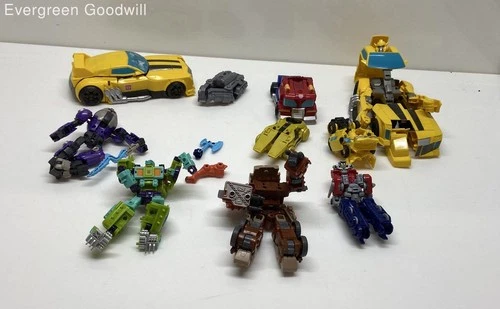 Vintage Lot of Transformers Robot Action Figures
