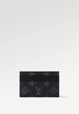 Louis Vuitton Card Holder   Monogram Eclipse   Like New Condition
