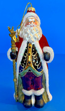 Old World Santa Glass Christmas Ornament - Beautiful