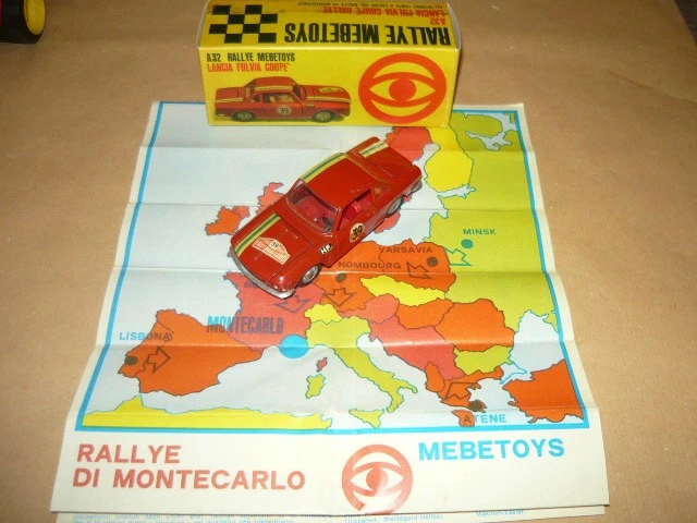MEBETOYS A32 LANCIA FULVIA HF RALLY MONTECARLO AUTOMODELLO SCALA 1/43 reprobox - Immagine 2 di 4