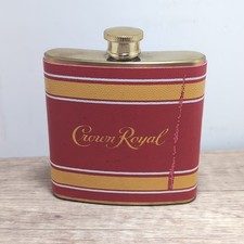 Rare 6 Oz Crown Royal Kansas City Chiefs Flask Tailgating Edition Some Scuffing