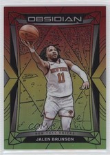 2023-24 Panini Obsidian Electric Etch Reggae Flood /75 Jalen Brunson #152 pe8