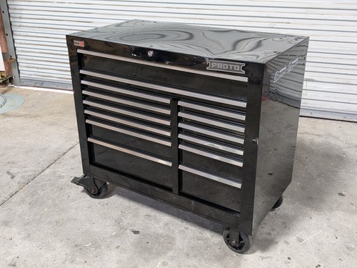 Proto Double Bank Roller Cabinet Tool Box 14 Drawer 41 x 22 x 38 Parts / Repair