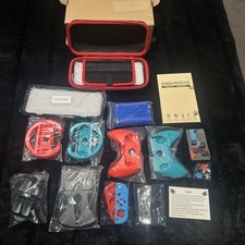 Accessories Bundle Nintendo Switch OLED Model Super Kit with Carrying Case, New