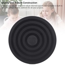 Rotating Stand Plastic 20cm Diameter 360 Degree Rotating Turntable Spin Display