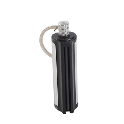 Silver Permanent Match Lighter With Key Chain BGS