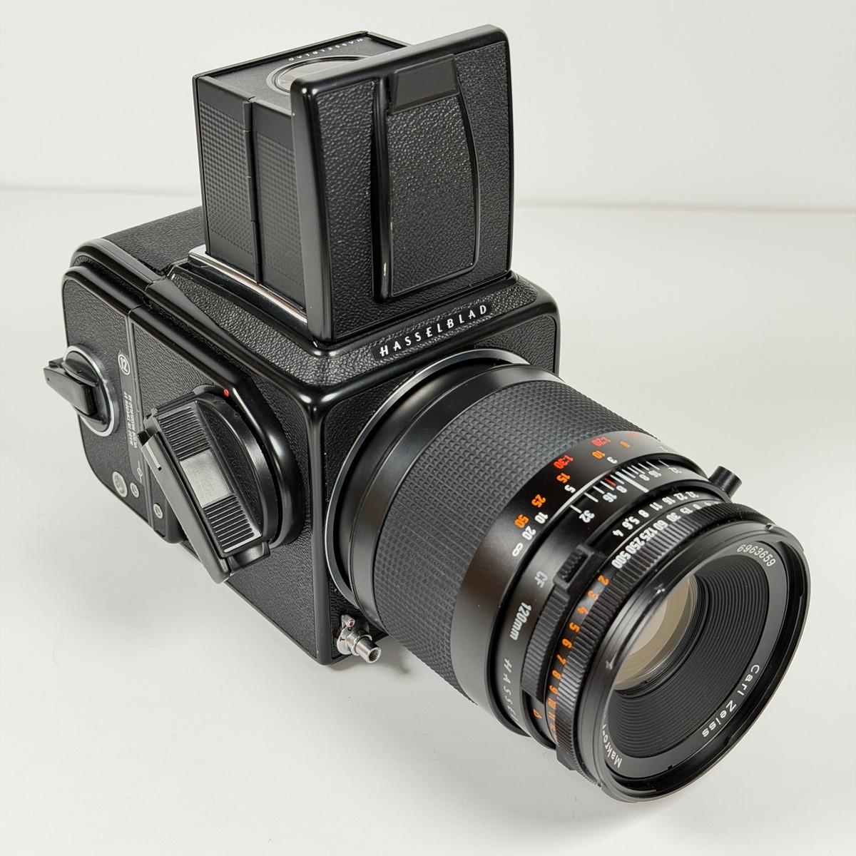 Hasselblad 500C/M Black Medium Format Camera + CF 120mm T* Lens +