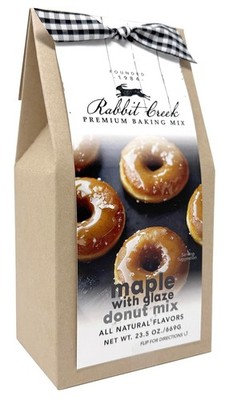 Rabbit Creek Maple Donuts Mix with Glaze Included   Baked Donuts, Not Fried... 