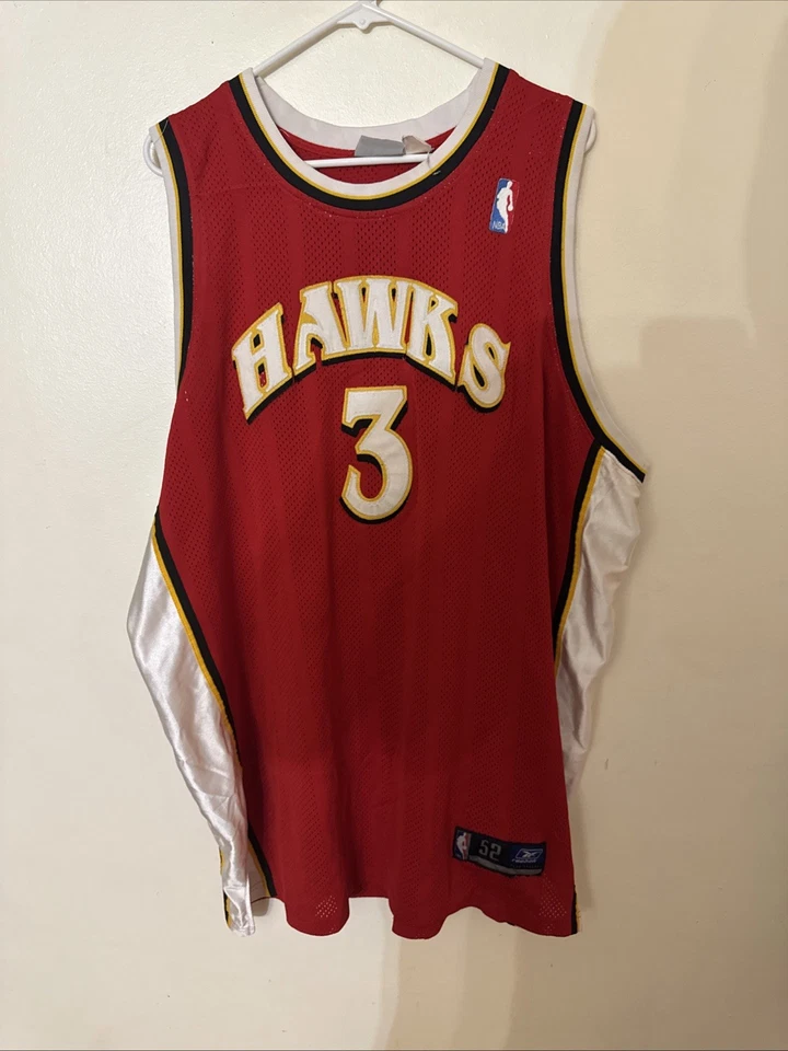 NBA Atlanta Abdur-Rahim Hawks Jersey Mitchell & Ness Special Edition XXL/ 52 - Image 2 of 4