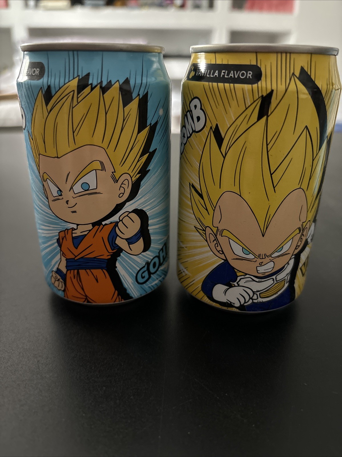 Ocean Bomb Dragon Ball Gohan y Vegeta Coleccionista Agua con Gas Totalmente Nuevo