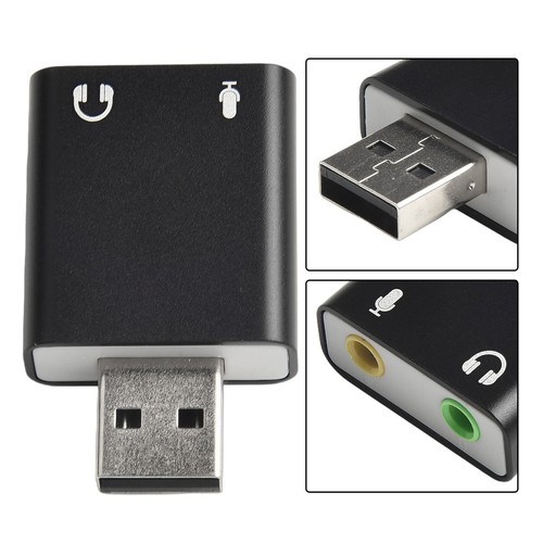 Adaptateur Écouteur Carte Son Externe Carte Son Externe USB Sound Card - Photo 9/25