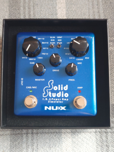 Nux NSS-5 Solid Studio I.R & Power Amp Simulator boxed