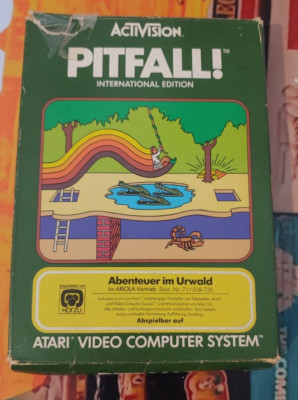Pitfall! (Activision 1982) ATARI 2600 VCS (Box, Manual, Modul) working CIB