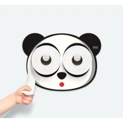 Toilet Paper Wall Holder KooKooLoos Potty Training , Double  Panda