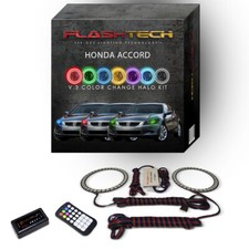 RGB Multi Color Bluetooth LED Halo kit for 2011-2012 Honda Accord Headlights