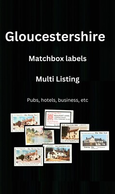 Matchbox Label Gloucestershire - Aus Liste auswählen - AE