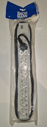 Bachmann 333.401 Steckdosenleiste 9-Fach 19 Zoll NEU Originalverpackt - Bild 1 von 3