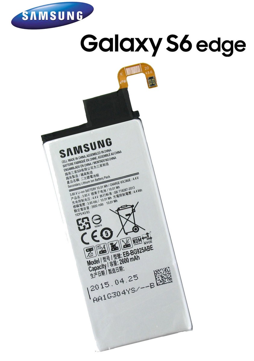 SAMSUNG S6 EDGE G925 G925F SM-G925 SM-G925F BATTERY EB-BG925ABE GH43-04420A