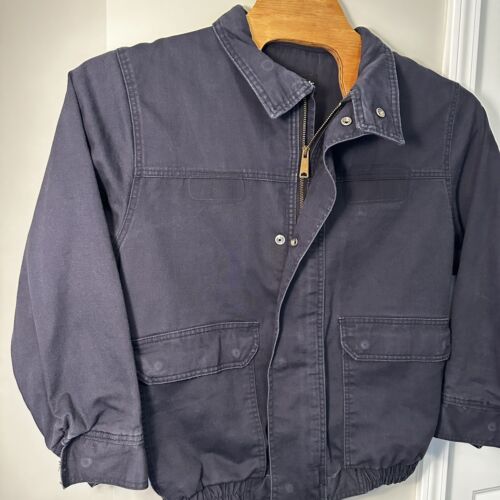 Bulwark Protective Apparel Flame Resistant Jacket Size M-RG Navy Blue - Picture 3 of 8