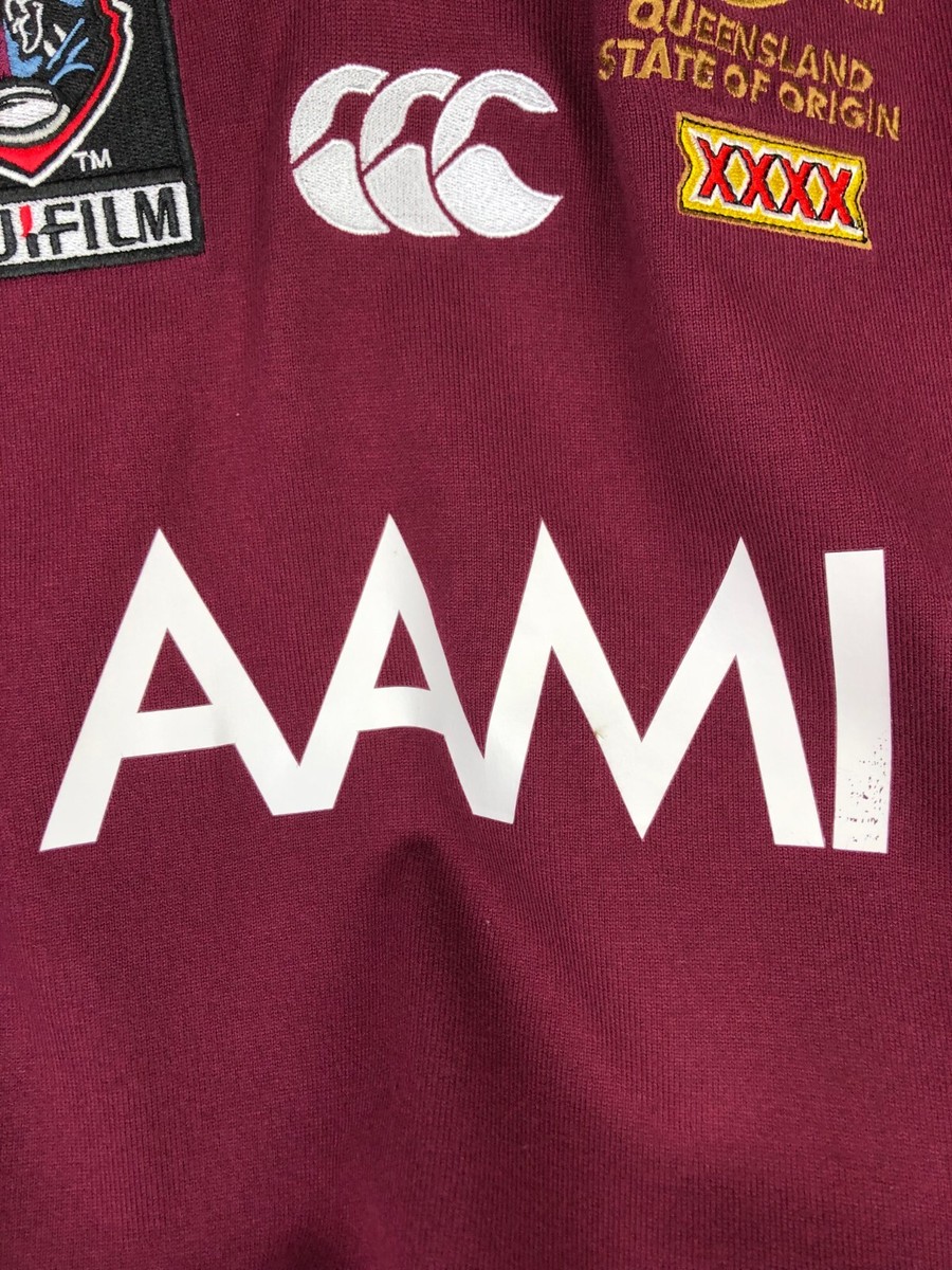 Vintage Canterbury Queensland State of Origin Maroon Rugby Jersey