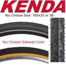 Kenda K830 700x35 or 700x38 700c Hybrid Bike Tire Black or Gumwall Path Street
