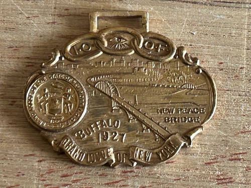 Odd Fellows IOOF Watch FOB 1927 Buffalo Grand Lodge NY Antique Vintage - Bild 16 von 18