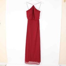 Alfred Sung Halter Neck Formal Maxi Dress - Size 6