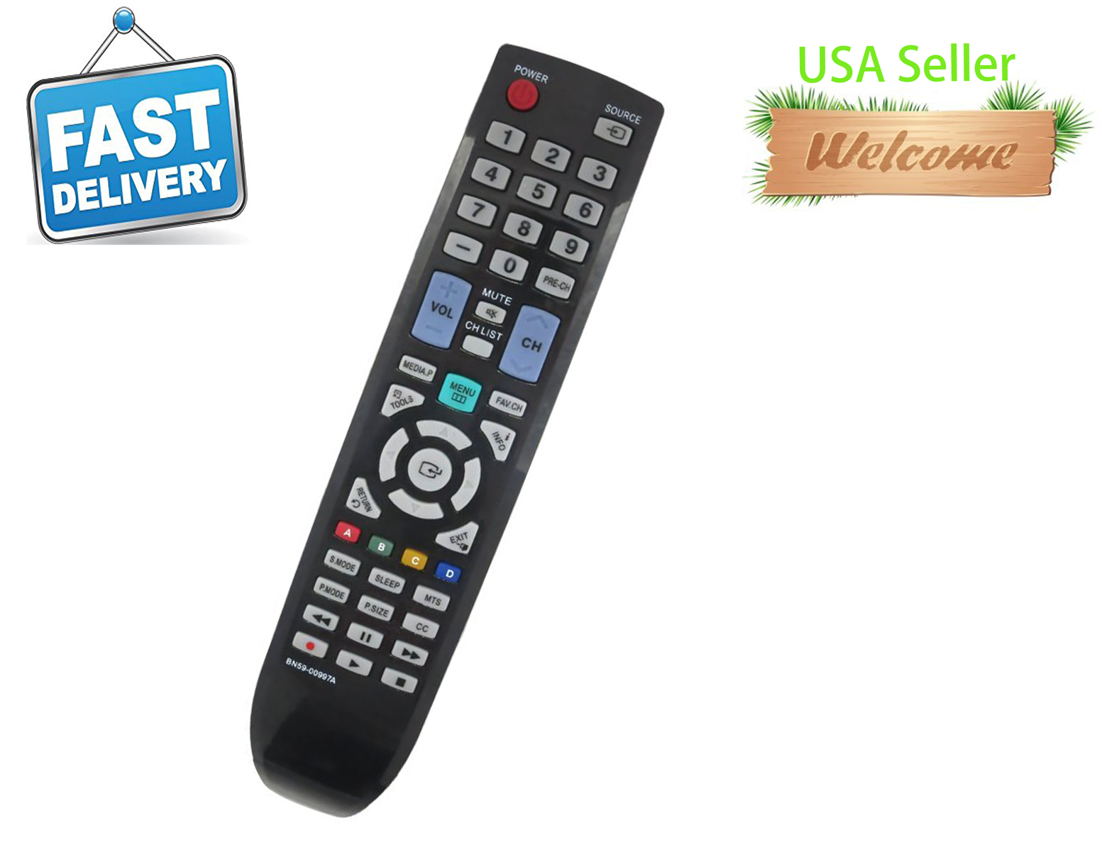 BN59-00997A For SAMSUNG TV Remote FX2490HD, LN19C450, LN19C450E1D, LN19C450E1DXZ