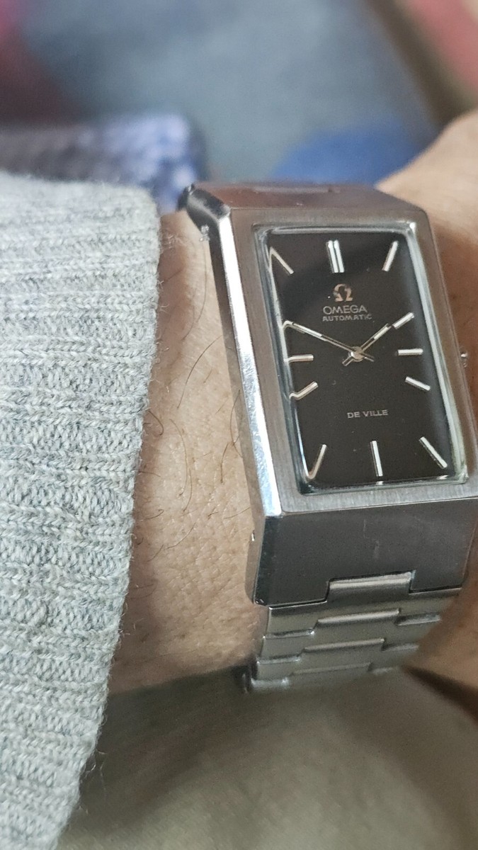 Vintage Omega De Ville Black Dial Men's Automatic Watch 1973 | eBay