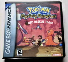 Pokemon Mystery Dungeon Red Rescue Team CASE ONLY Game Boy Advance GBA Box Pokemon Mystery Dungeon Red Rescue Team CASE ONLY Game Boy Advance GBA Box
