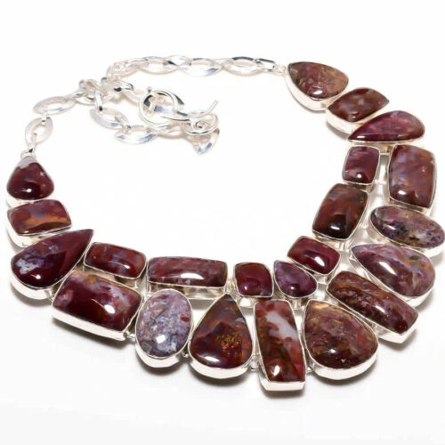 Collane e pendagli di lusso cabochon in argento sterling