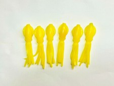 3" Squid Body - Yellow ( 12 pack, Small ) NEW