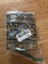 70 Inch Designer Scarf with Fringe Multicolored NWOT