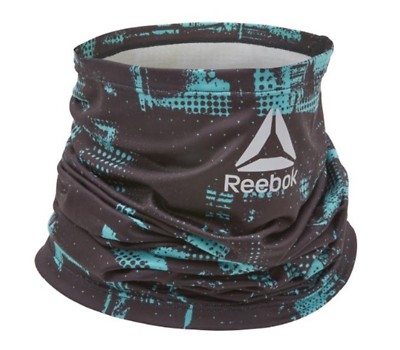 Reebok Halswärmer Run Fleece Multi-Grau Gesichtsmaske Sturmhaube Schal RRAC-1...