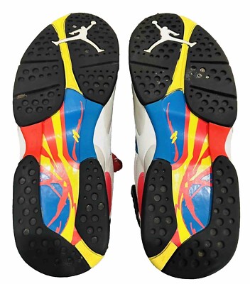 NIKE AIR JORDAN 8 VIII Retro SP SE White Multicolor Size 11 BQ7666