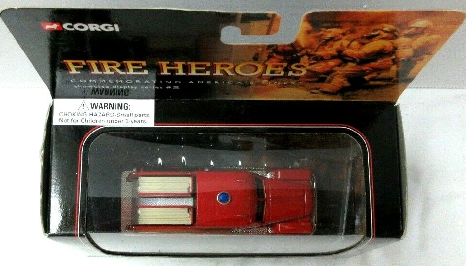 CORGI CS90012 FIRE HEROES 1951 SEAGRAVE SEDAN PUMPER SAN FRANCISCO NEW - Image 2 of 3