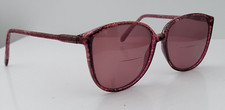 Vintage Tura 366 Burgundy Oval Sunglasses Isreal FRAMES ONLY
