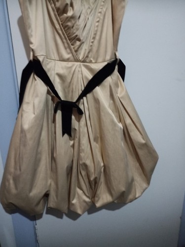 Bubble Satin City Chic Cocktail Dress - Picture 3 of 7
