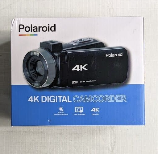Polaroid 4K 18X Zoom Touch Screen WiFi Camcorder SEE DETAILS