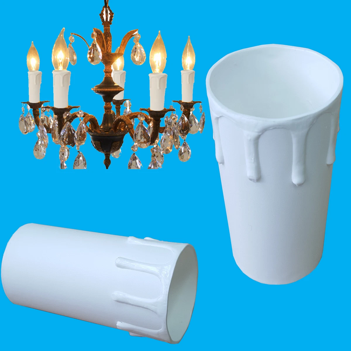 Chandelier sale bulb covers